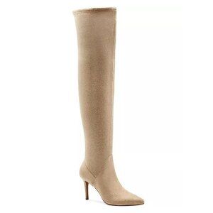JESSICA SIMPSON Women's Abrine Over-The-Knee Boots Size 5.5 In Almond